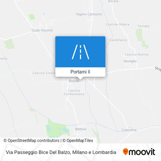 Mappa Via Passeggio Bice Del Balzo