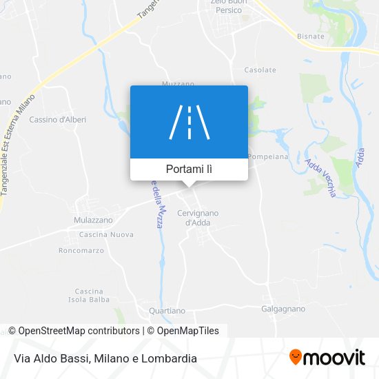Mappa Via Aldo Bassi