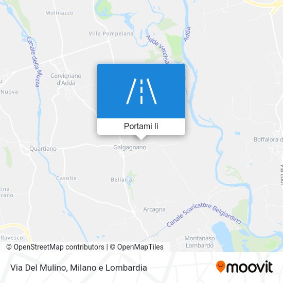 Mappa Via Del Mulino