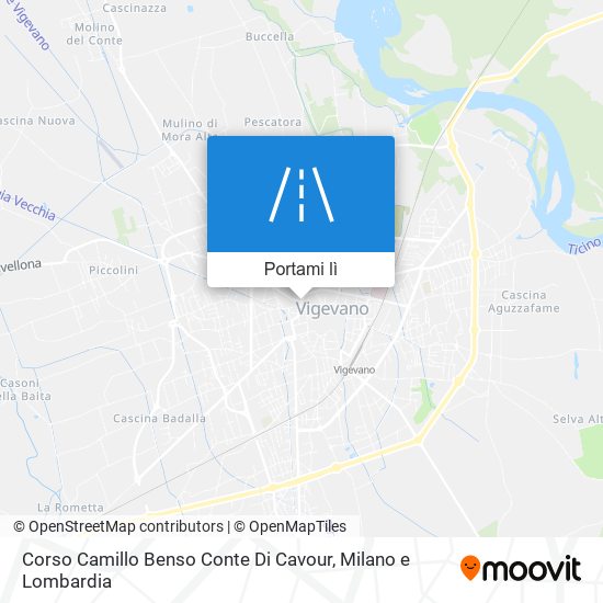 Mappa Corso Camillo Benso Conte Di Cavour