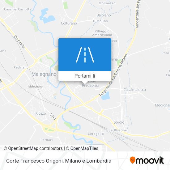 Mappa Corte Francesco Origoni