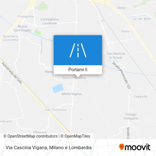 Mappa Via Cascina Vigana