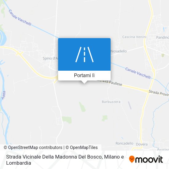 Mappa Strada Vicinale Della Madonna Del Bosco
