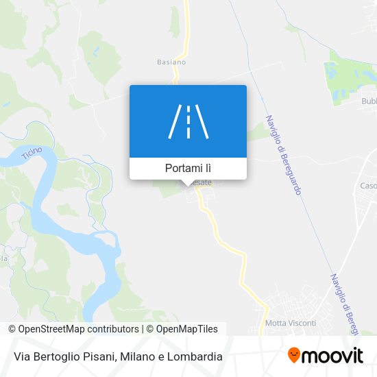 Mappa Via Bertoglio Pisani