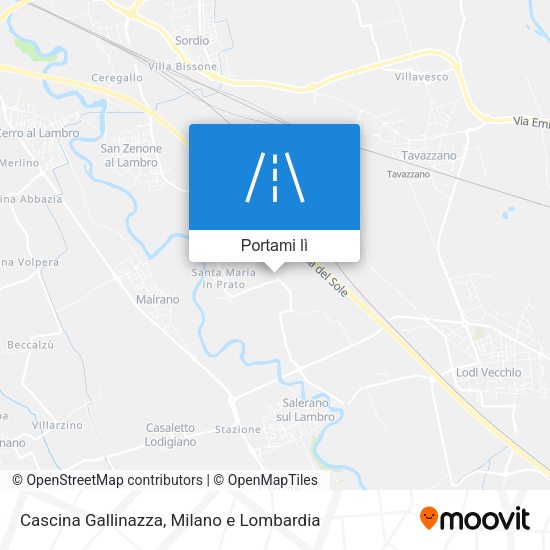 Mappa Cascina Gallinazza