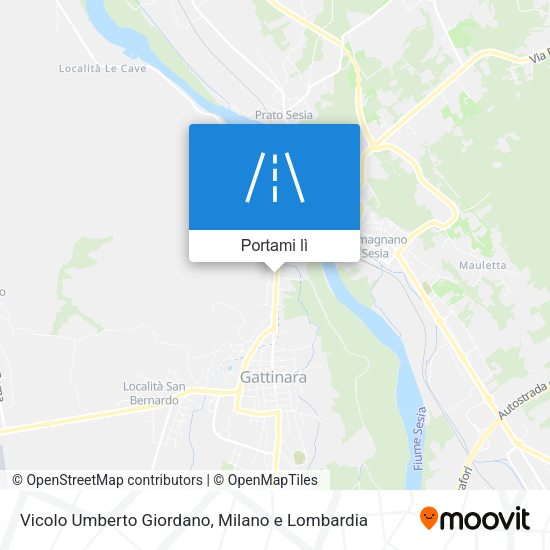 Mappa Vicolo Umberto Giordano