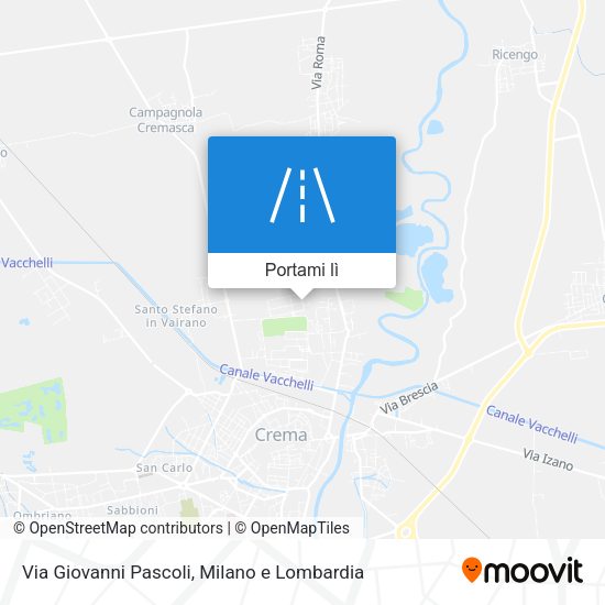 Mappa Via Giovanni Pascoli