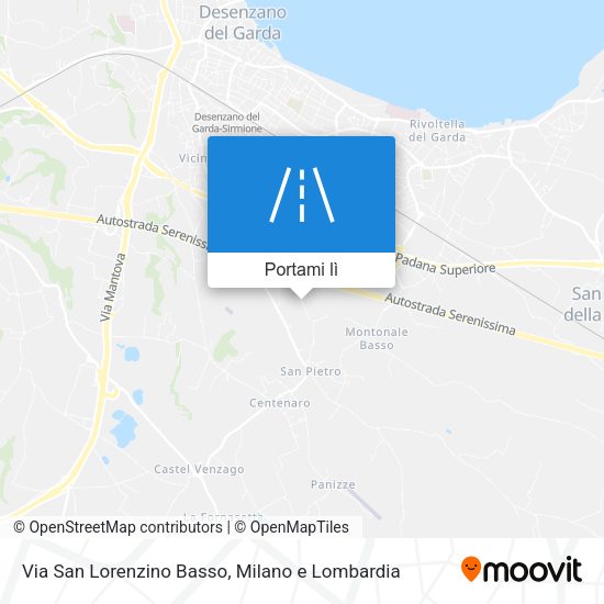 Mappa Via San Lorenzino Basso