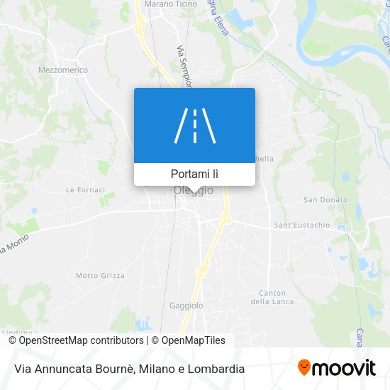Mappa Via Annuncata Bournè