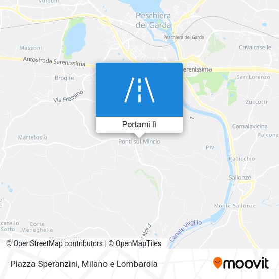 Mappa Piazza Speranzini
