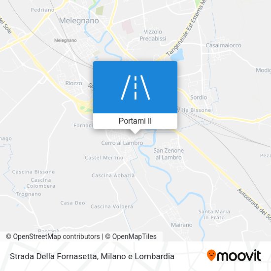 Mappa Strada Della Fornasetta
