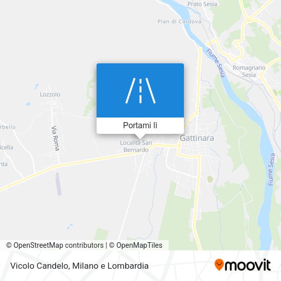 Mappa Vicolo Candelo