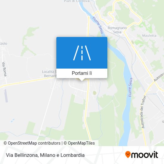 Mappa Via Bellinzona