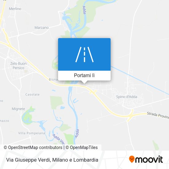 Mappa Via Giuseppe Verdi