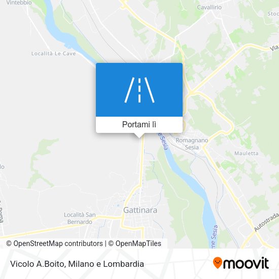 Mappa Vicolo A.Boito