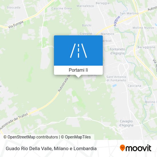 Mappa Guado Rio Della Valle