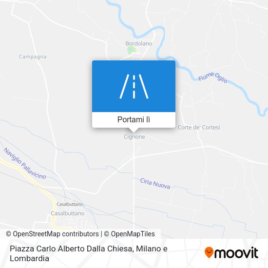 Mappa Piazza Carlo Alberto Dalla Chiesa