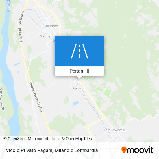 Mappa Vicolo Privato Pagani