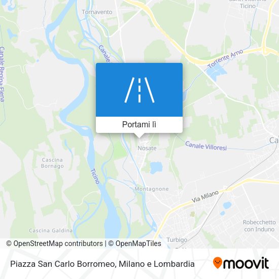 Mappa Piazza San Carlo Borromeo