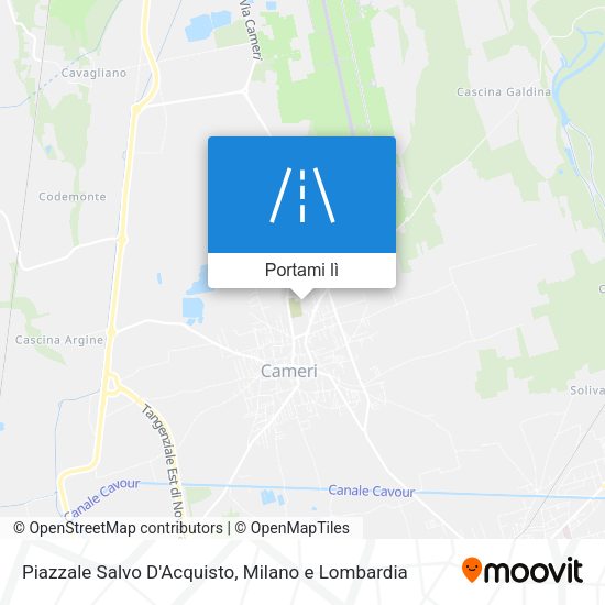 Mappa Piazzale Salvo D'Acquisto