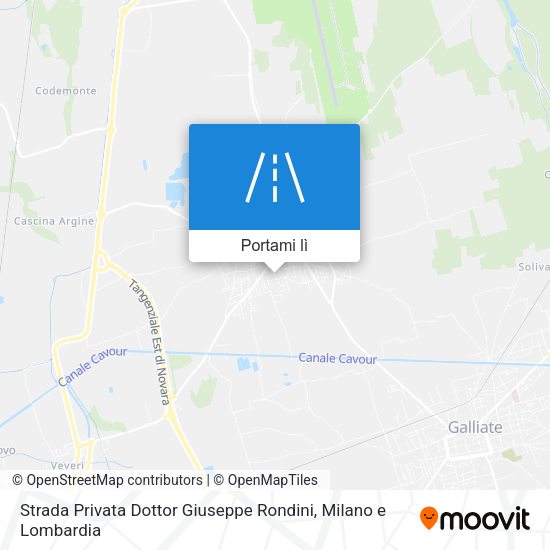 Mappa Strada Privata Dottor Giuseppe Rondini