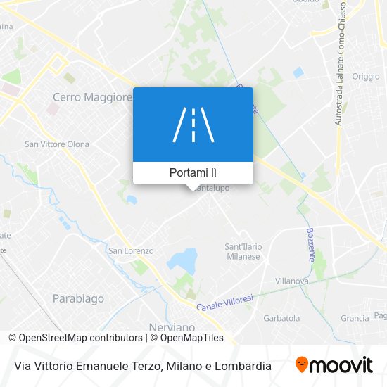 Mappa Via Vittorio Emanuele Terzo