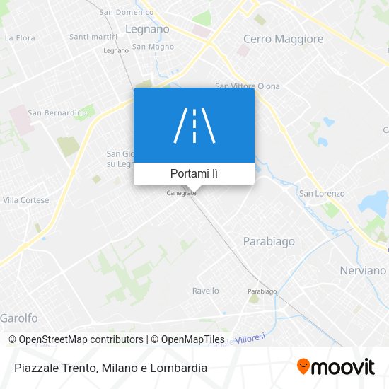 Mappa Piazzale Trento