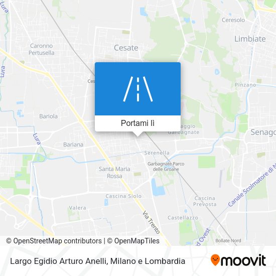 Mappa Largo Egidio Arturo Anelli
