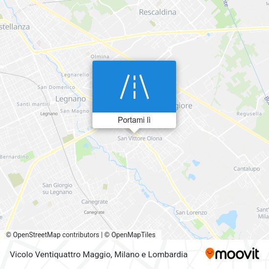 Mappa Vicolo Ventiquattro Maggio