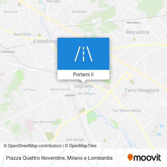Mappa Piazza Quattro Novembre