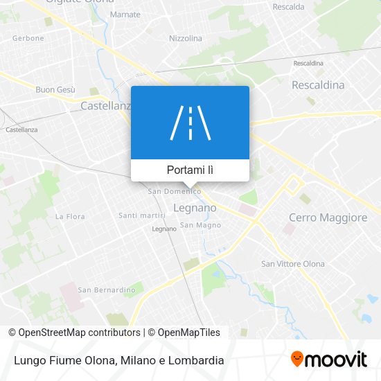 Mappa Lungo Fiume Olona