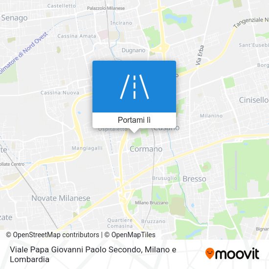 Mappa Viale Papa Giovanni Paolo Secondo