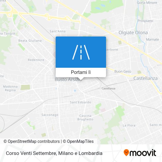 Mappa Corso Venti Settembre