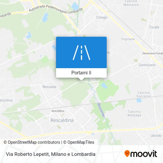 Mappa Via Roberto Lepetit