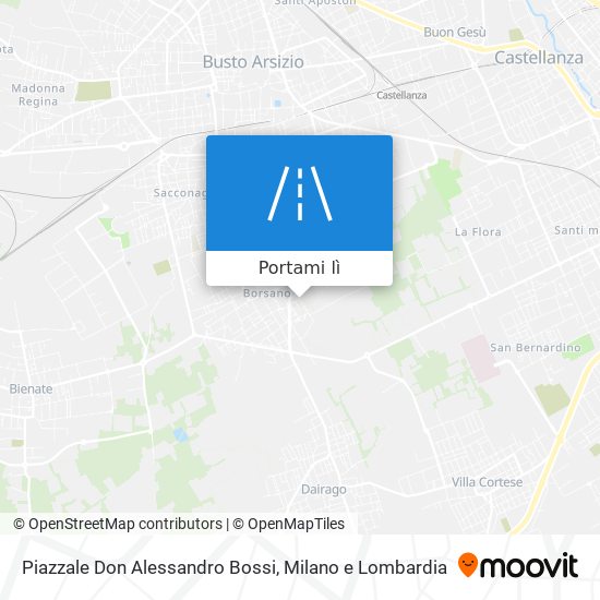 Mappa Piazzale Don Alessandro Bossi