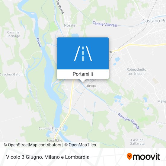 Mappa Vicolo 3 Giugno