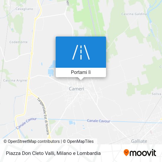 Mappa Piazza Don Cleto Valli