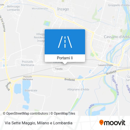 Mappa Via Sette Maggio