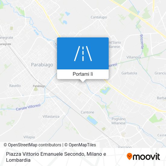Mappa Piazza Vittorio Emanuele Secondo