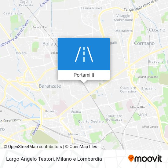 Mappa Largo Angelo Testori