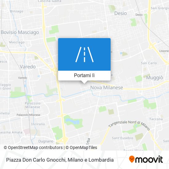 Mappa Piazza Don Carlo Gnocchi