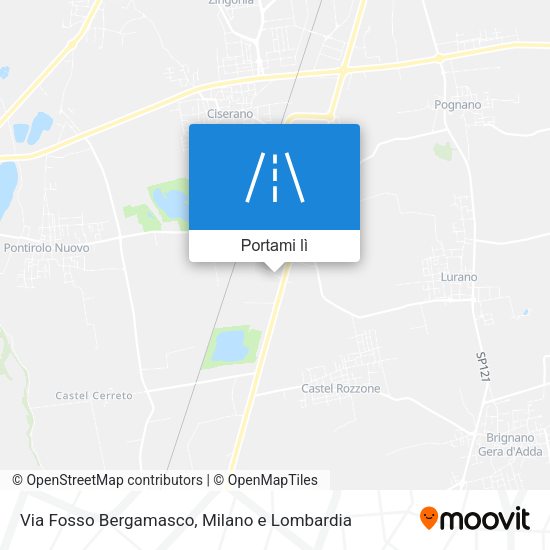 Mappa Via Fosso Bergamasco