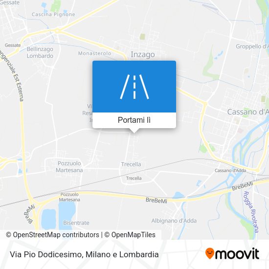 Mappa Via Pio Dodicesimo