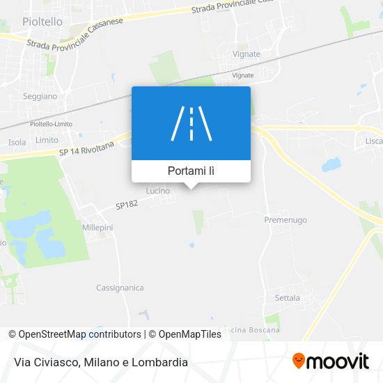 Mappa Via Civiasco