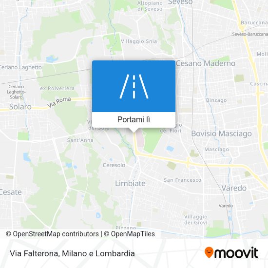 Mappa Via Falterona