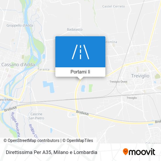 Mappa Direttissima Per A35