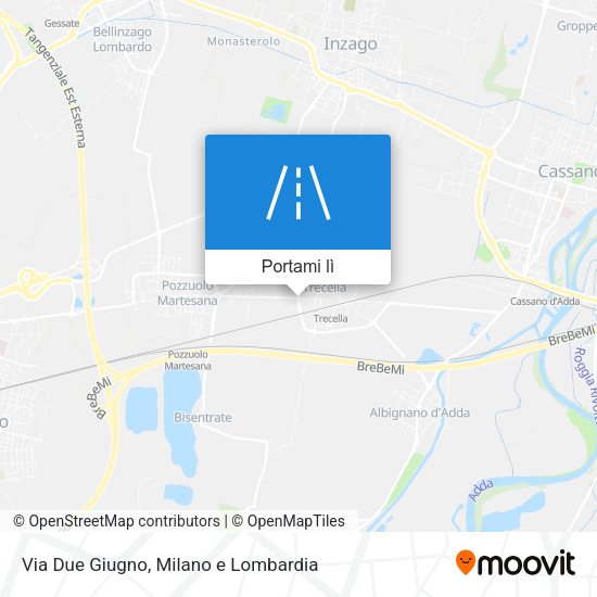 Mappa Via Due Giugno