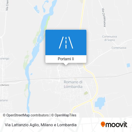 Mappa Via Lattanzio Aglio