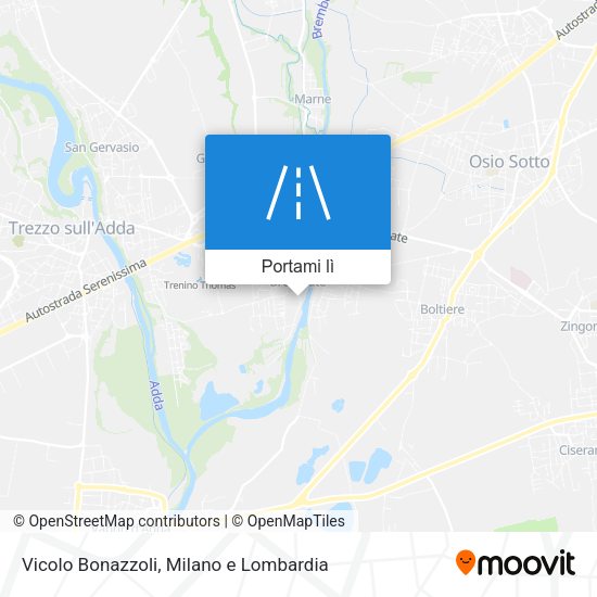 Mappa Vicolo Bonazzoli