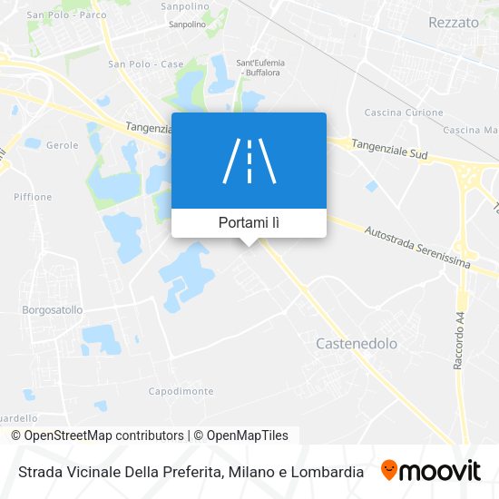 Mappa Strada Vicinale Della Preferita